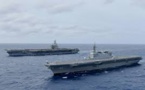 US Navy Carriers Carry On Drills In South China Sea While Chinese Ships Watched